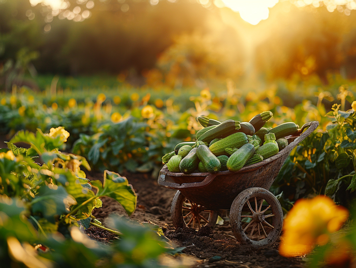 courgette plants