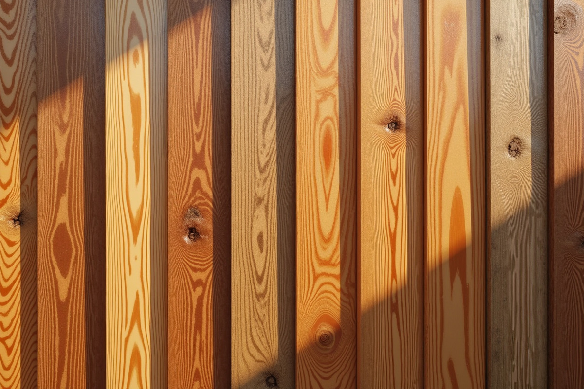 lame bois clôture