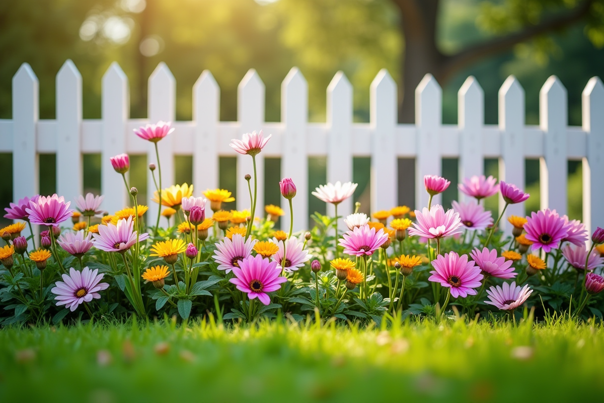 fleurs bordure