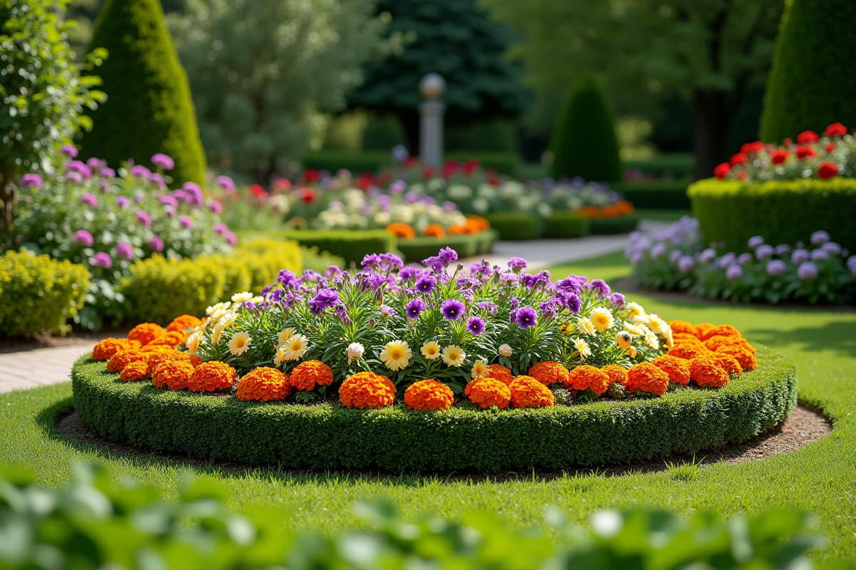 parterre fleurs