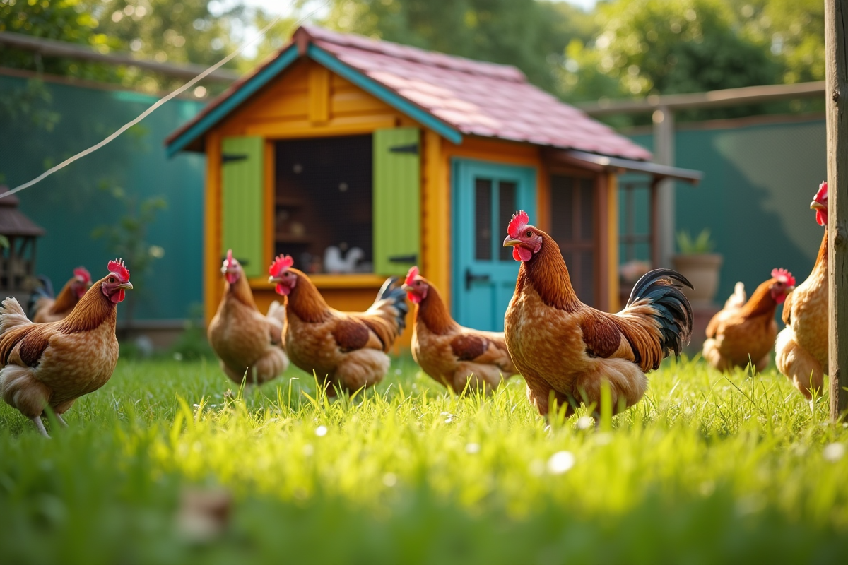 grillage poule