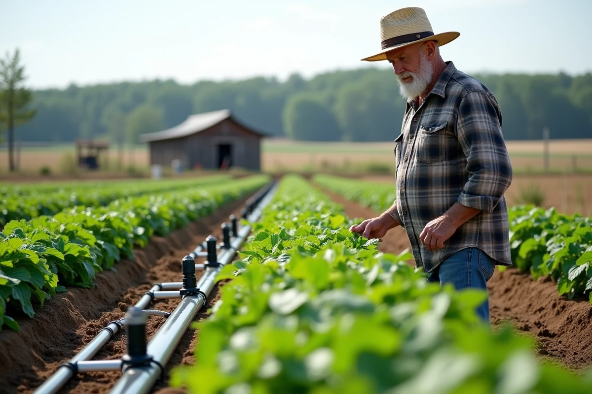 Homme vérifiant un système d